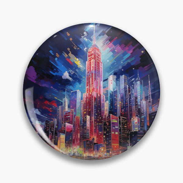 Artikelvorschau, Nächtliche Skyline-Träume entworfen und verkauft von PrintPulseInk.