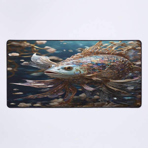 Item preview, Baroque tech-savvy quantum quillback fish. designed and sold by Cherryblossom50.