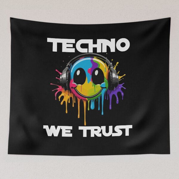 Item preview, Techno We Trust designed and sold by RebelRule.