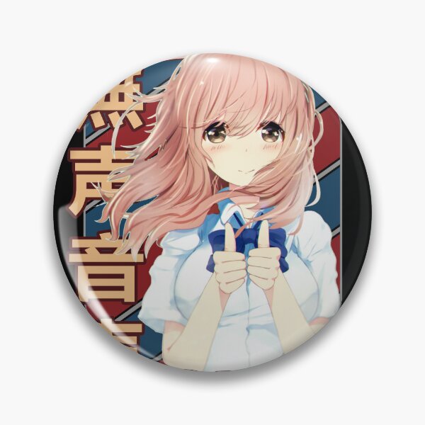 Item preview, Shouko Nishimiya A Silent Voice Vintage Stripe Design designed and sold by Wafusaurus.