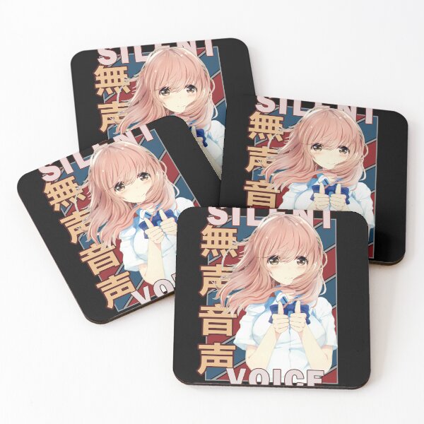 Item preview, Shouko Nishimiya A Silent Voice Vintage Stripe Design designed and sold by Wafusaurus.