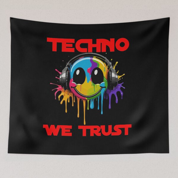 Item preview, Techno We Trust designed and sold by RebelRule.