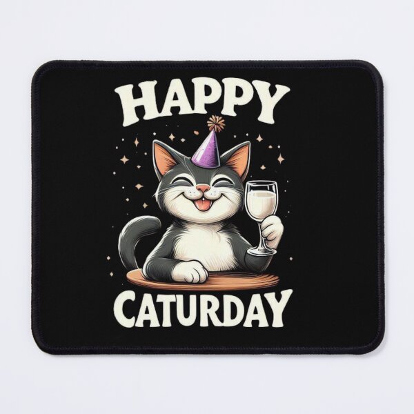 Item preview, Happy Caturday designed and sold by Myra365Art.
