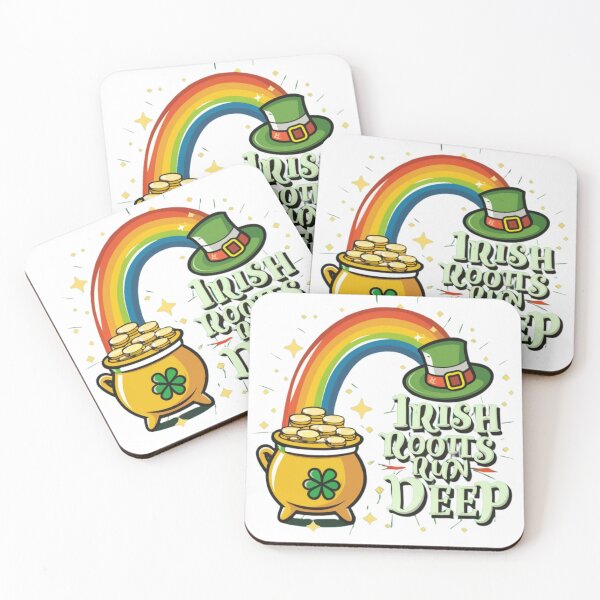 Item preview, Irish Roots Run Deep Saint Patrick's T-Shirt for Proud Irish Americans designed and sold by Ash-Graphic.