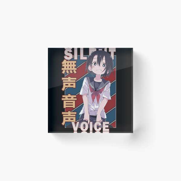 Item preview, Yuzuru Nishimiya A Silent Voice Vintage Stripe Design designed and sold by Wafusaurus.