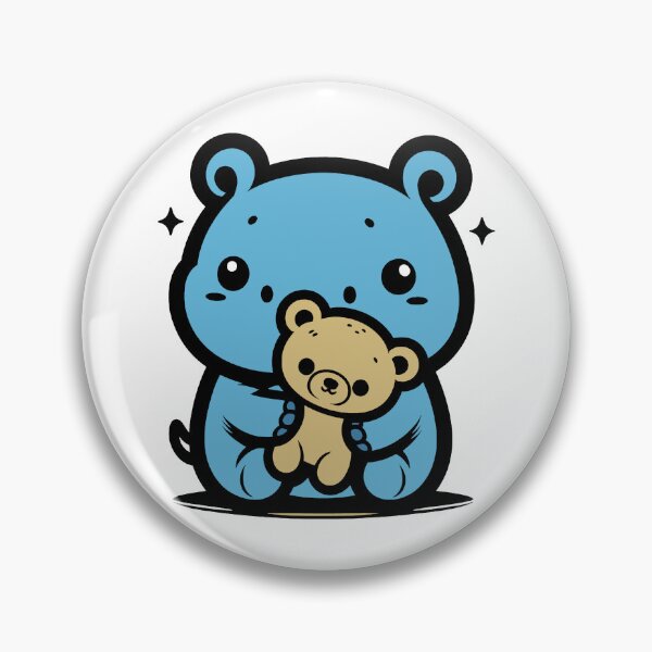 Item preview, Happy Hippo Hug his Plush toy designed and sold by AdamMuranski.