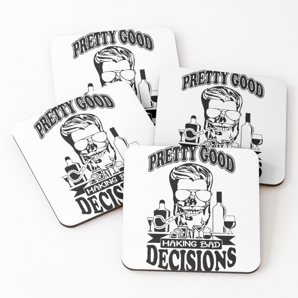 Item preview, Pretty Good At Bad Decisions designed and sold by Hairball-Pets.