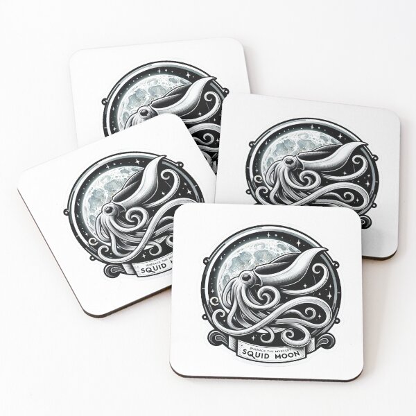 Item preview, Squid Moon designed and sold by NautikilDesigns.