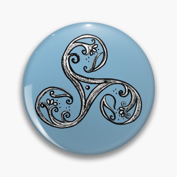 Item preview, The Triskele Three Worlds - Ancient Celtic Spiral Symbol  designed and sold by Julia Doria.