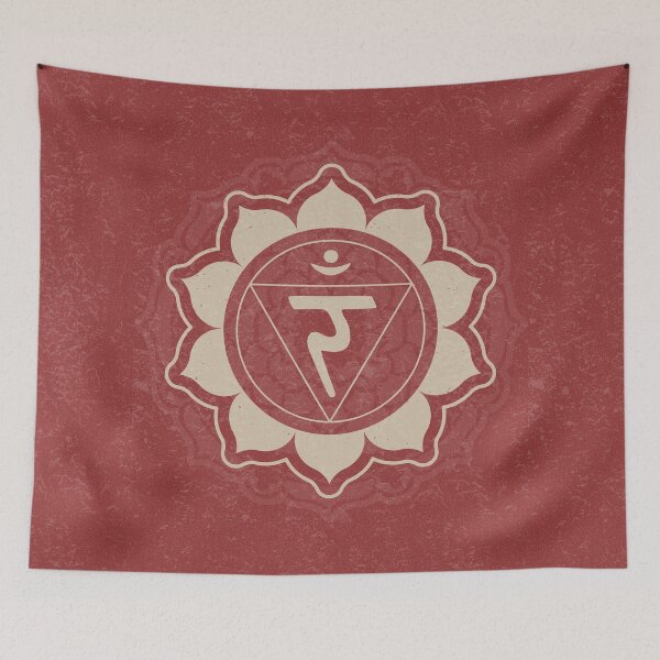 Item preview, Solar Plexus Chakra Mandala - Ruby + Dove designed and sold by Irene Estelle.