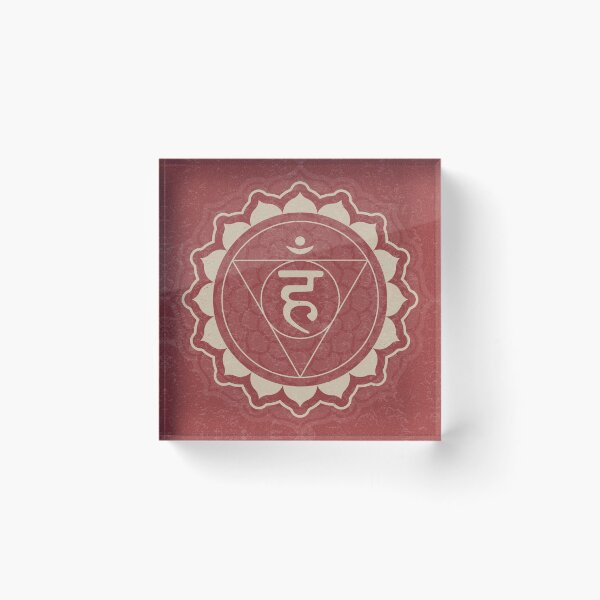Item preview, Throat Chakra Mandala - Ruby + Dove designed and sold by Irene Estelle.