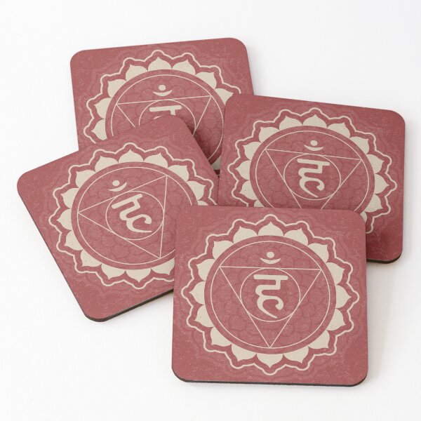 Item preview, Throat Chakra Mandala - Ruby + Dove designed and sold by Irene Estelle.