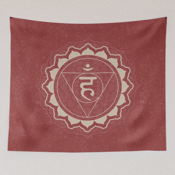 Item preview, Throat Chakra Mandala - Ruby + Dove designed and sold by Irene Estelle.