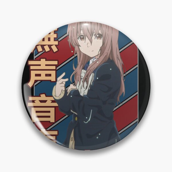 Item preview, Shouko Nishimiya V2 A Silent Voice Vintage Stripe Design designed and sold by Wafusaurus.