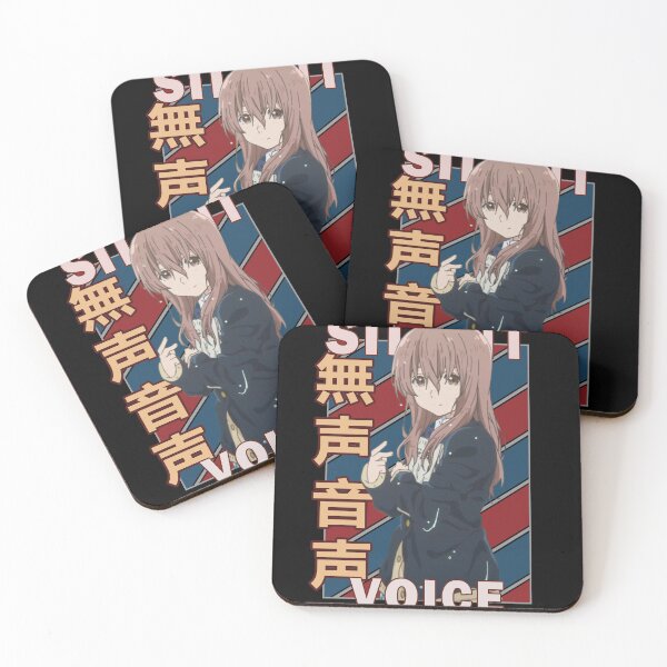 Item preview, Shouko Nishimiya V2 A Silent Voice Vintage Stripe Design designed and sold by Wafusaurus.
