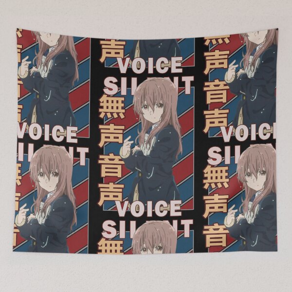 Item preview, Shouko Nishimiya V2 A Silent Voice Vintage Stripe Design designed and sold by Wafusaurus.