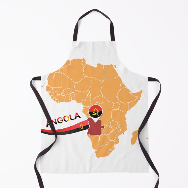 Item preview, Location of Angola on the map of Africa designed and sold by Pixelaire.