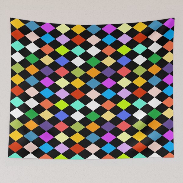 Item preview, Multicolor square art customized  designed and sold by theparkfact0.