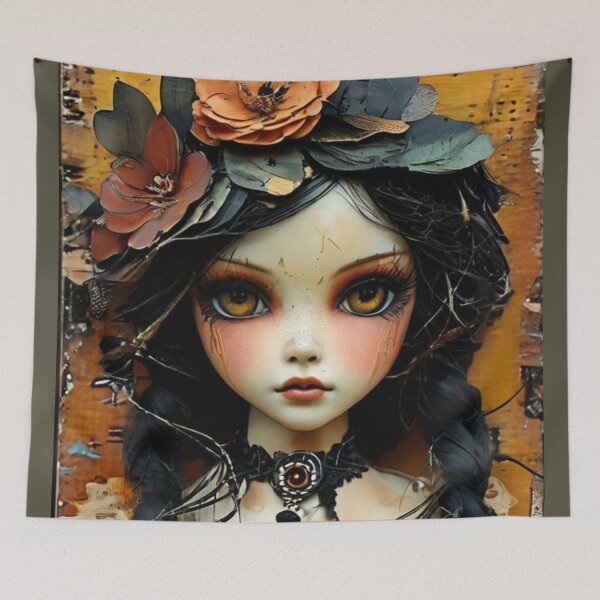 Item preview, Ethereal Realism: Capturing the Essence of the Gothic Doll designed and sold by AdesignTEE.