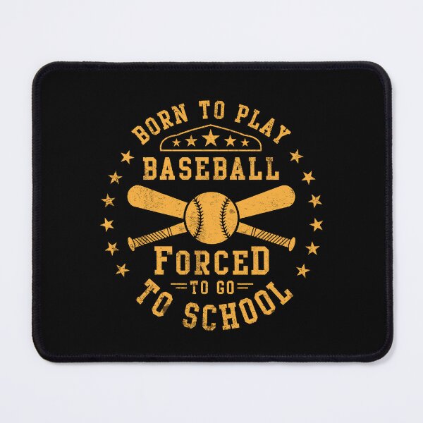 Item preview, Vintage Baseball Born to play Forced to go to school Sideline Social Club designed and sold by Yasserlaa.