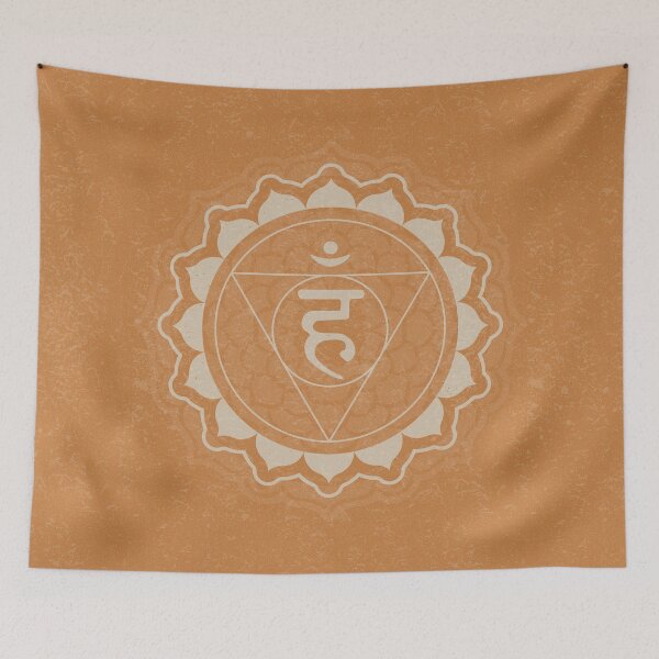 Item preview, Throat Chakra Mandala - Rust + Dove designed and sold by Irene Estelle.
