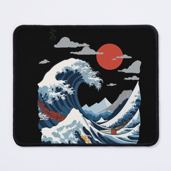 Item preview, Japanese Ukiyo-E art sailboat captain designed and sold by LuminOrb.