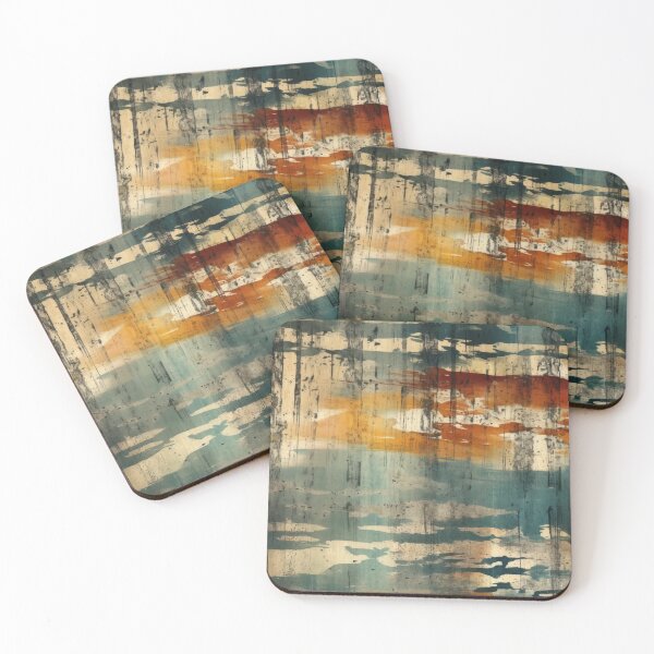 Item preview, Distressed wood texture vintage pattern designed and sold by PrettyPinkSkies.