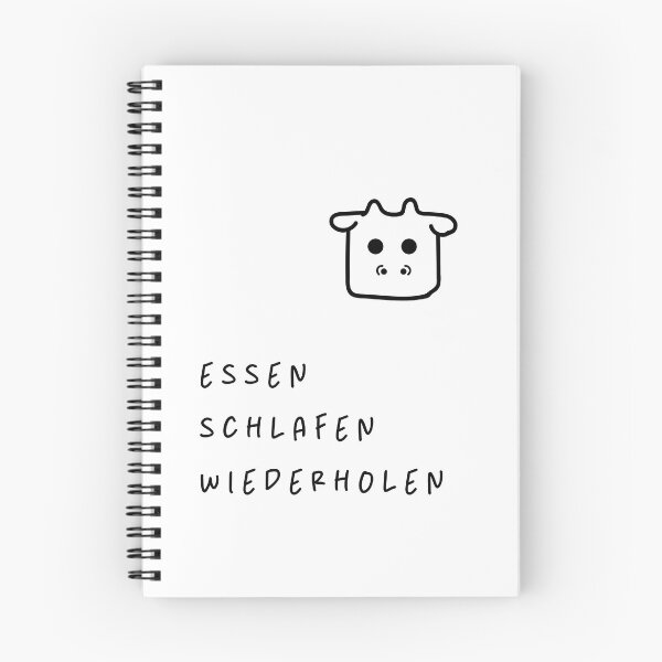 Item preview, Essen Schlafen Wiederholen | Minimalist Style | Handwritten Font designed and sold by RM-Journey.