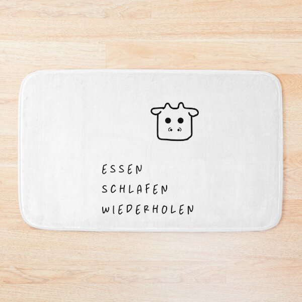 Item preview, Essen Schlafen Wiederholen | Minimalist Style | Handwritten Font designed and sold by RM-Journey.