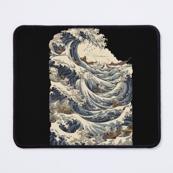 Item preview, Japan Ukiyo-E captain decoration sailboat vintage designed and sold by LuminOrb.