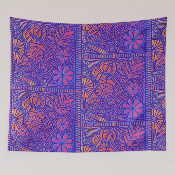 Item preview, Wildflowers - Korean traditional patterns 7 designed and sold by beatriceJHS.