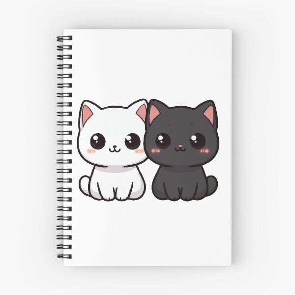 Artikelvorschau, Yin Yang balancierende Katzen entworfen und verkauft von SOMI SOMI.
