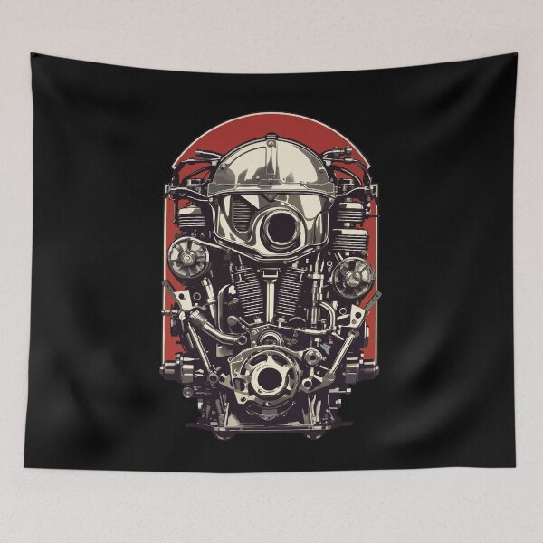 Item preview, Engine Engineer Motor Vehicle Mechanic Vintage designed and sold by LuminOrb.