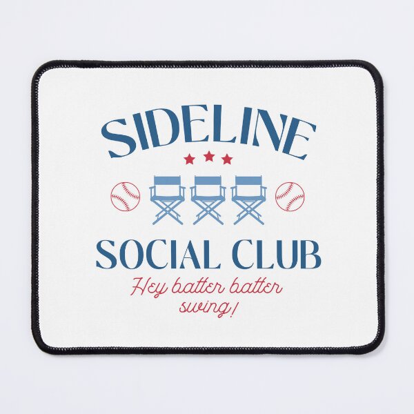 Item preview, Sideline Social Club Baseball, baseball graphic tee, mom baseball designed and sold by Yasserlaa.