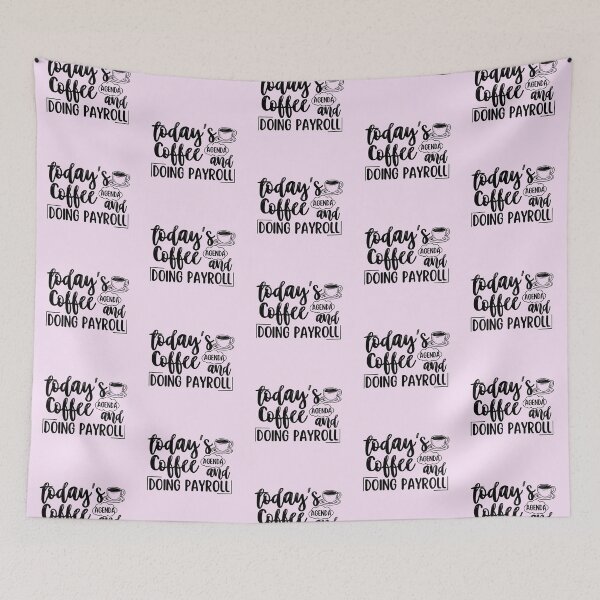 Item preview, Today's Agenda Coffee and Human Resources Payroll HR Timesheets designed and sold by SunfullyYours.