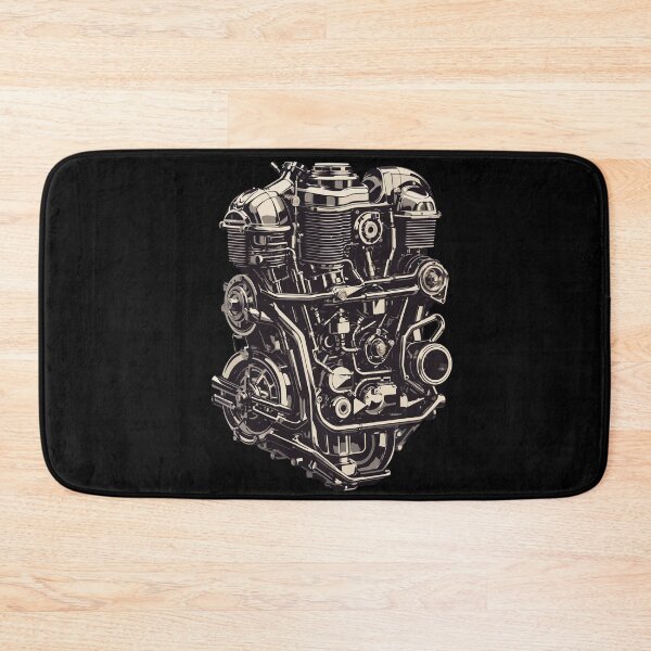 Item preview, Engine Engineer Motor Vehicle Mechanic Vintage designed and sold by LuminOrb.