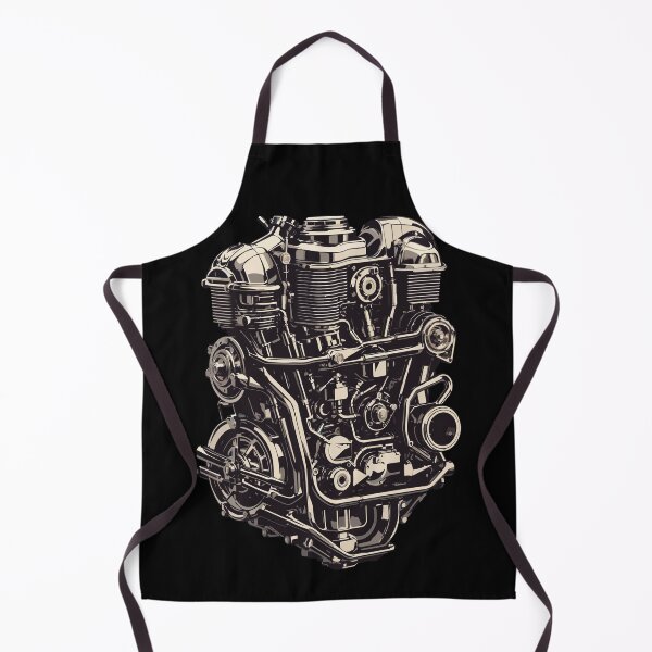 Item preview, Engine Engineer Motor Vehicle Mechanic Vintage designed and sold by LuminOrb.