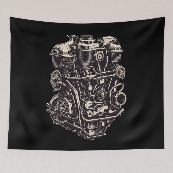 Item preview, Engine Engineer Motor Vehicle Mechanic Vintage designed and sold by LuminOrb.