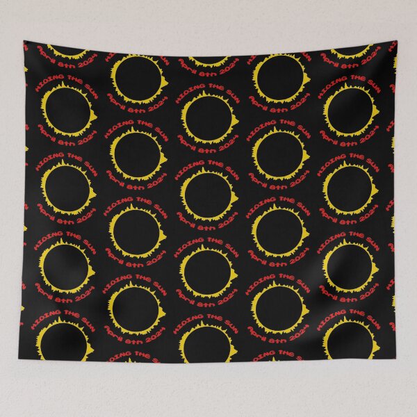 Item preview, Hiding the sun (eclipse 2024) designed and sold by SolidEarthArt.