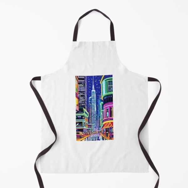 Item preview, Radiant Utopia: A Neon-Lit Cityscape of Tomorrow designed and sold by GrizzlyCollective.