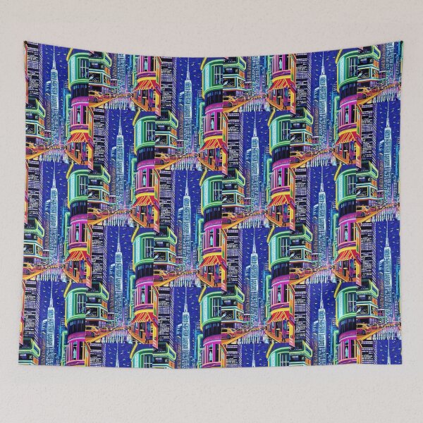 Item preview, Radiant Utopia: A Neon-Lit Cityscape of Tomorrow designed and sold by GrizzlyCollective.