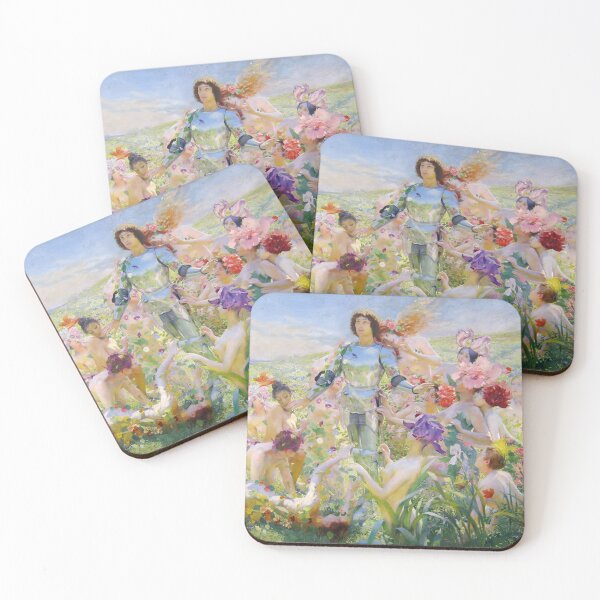Item preview, The Knight of the Flowers. George Antoine Rochegrosse designed and sold by likiska.