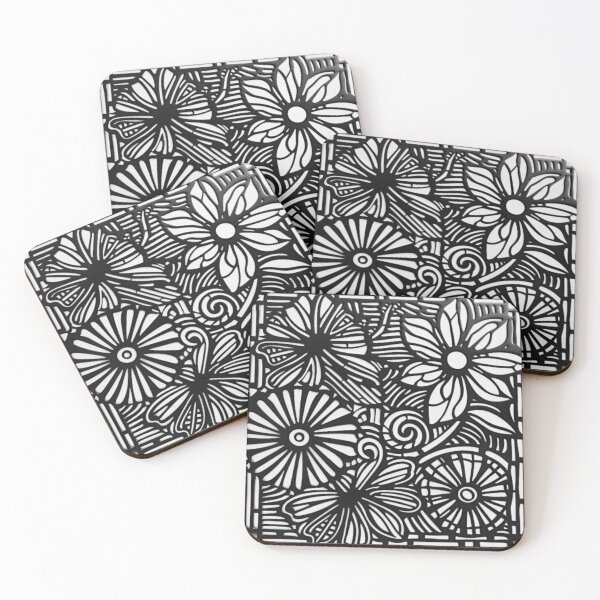 Item preview, Wildflowers - Korean traditional patterns 8 designed and sold by beatriceJHS.