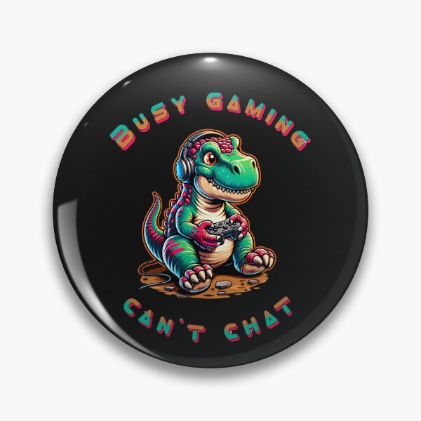 Item preview, Dinosaur Playing Video Game designed and sold by GrooveGrip.
