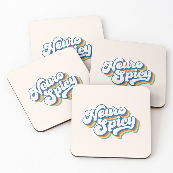 Item preview, Neuro spicy neurodiverse awareness cute retro rainbow designed and sold by MamSelle.