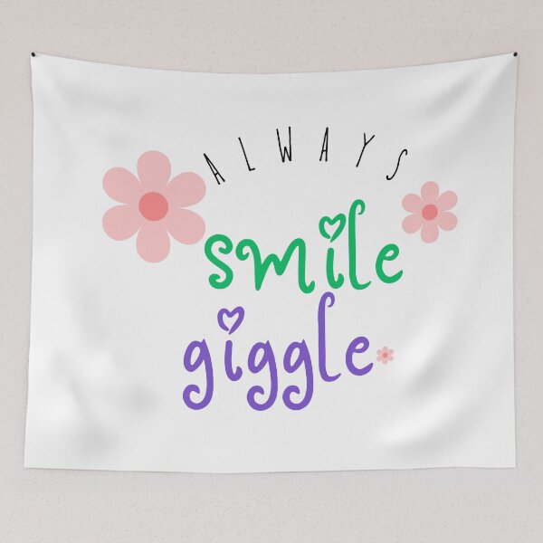 Item preview, Always smile giggle designed and sold by DunuStore.