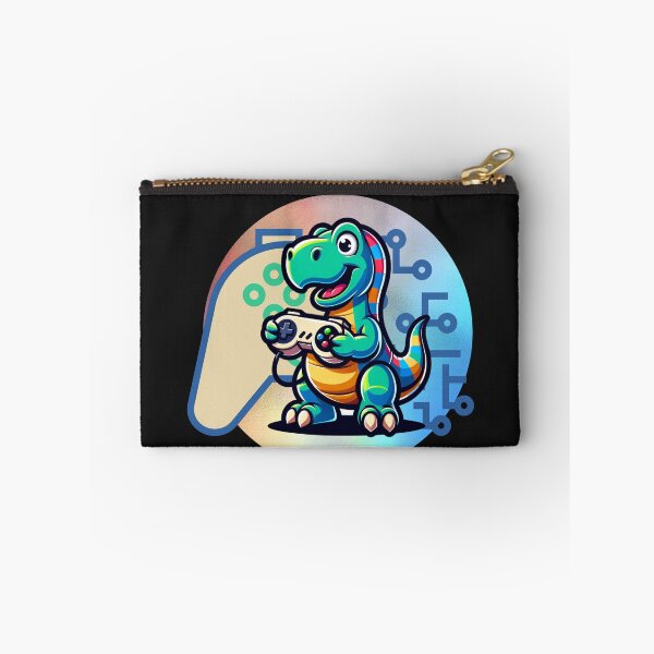 Item preview, Dinosaur Playing Video Game designed and sold by GrooveGrip.