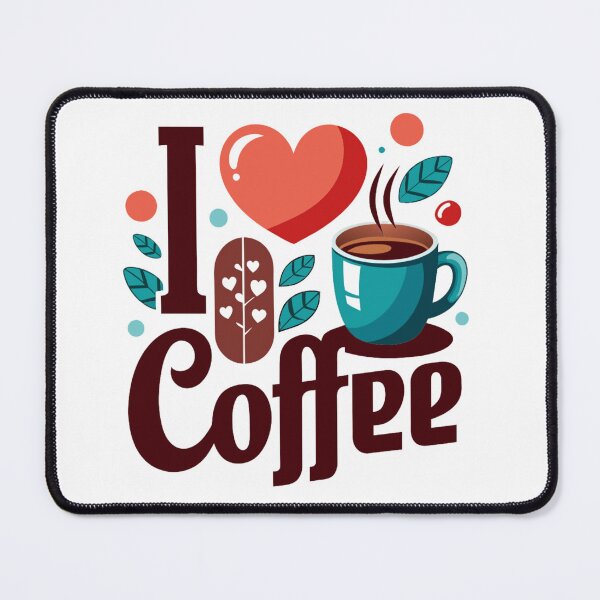 Item preview, I Love Coffee: The Perfect Design for Caffeine Enthusiasts designed and sold by Colorful-Garden.