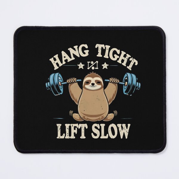 Item preview, Vintage Sloth Gym Master - Hang Tight, Lift Slow designed and sold by Sahil Randhawa.