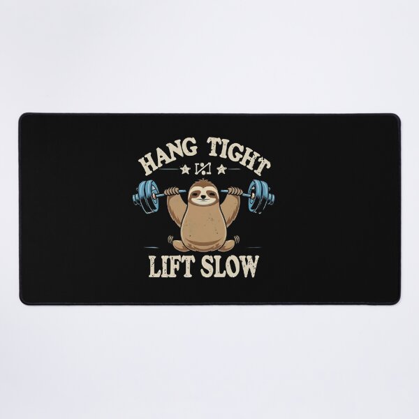 Item preview, Vintage Sloth Gym Master - Hang Tight, Lift Slow designed and sold by Sahil Randhawa.